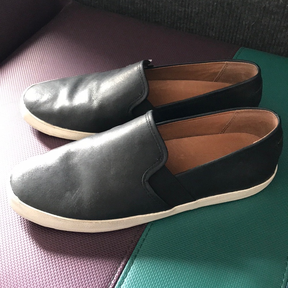 FRYE black lamb leather